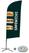 Syna Beach Flag Alu Wind Complete Set Belegde Broodjes Frans Kruisvoet - BFAW310-CB30-WB-I496