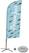 Syna Beach Flag Alu Wind Complete Set Verse Vis Frans Kruisvoet - BFAW310-CB30-WB-I497