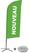 Syna Beach Flag Alu Wind Complete Set Nieuw Groen Frans Kruisvoet - BFAW310-CB30-WB-I500
