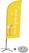 Syna Beach Flag Alu Wind Complete Set Verse Sap Frans Kruisvoet - BFAW310-CB30-WB-I506