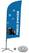 Syna Beach Flag Alu Wind Complete Set Winterbanden Frans Kruisvoet - BFAW310-CB30-WB-I510