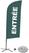 Syna Beach Flag Alu Wind Complete Set Ingang Grijs Frans Kruisvoet - BFAW310-CB30-WB-I600
