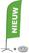 Syna Beach Flag Alu Wind Complete Set Nieuw Groen Nederlands Kruisvoet - BFAW310-CB30-WB-I85
