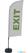 Syna Beach Flag Alu Wind Complete Set Uitgang Grijs Engels - BFAW310-WT21-I103