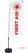 Syna Beach Flag Alu Wind Complete Set EHBO Engels - BFAW310-WT21-I106
