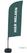 Syna Beach Flag Alu Wind Complete Set hier Melden Grijs Nederlands - BFAW310-WT21-I113