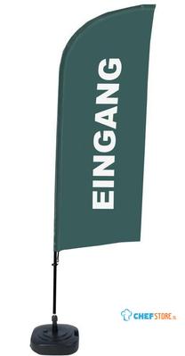 Syna Beach Flag Alu Wind Complete Set Ingang Grijs Duits - BFAW310-WT21-I121