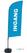 Syna Beach Flag Alu Wind Complete Set Ingang Blauw Nederlands - BFAW310-WT21-I125
