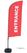 Syna Beach Flag Alu Wind Complete Set Ingang Rood Engels - BFAW310-WT21-I126