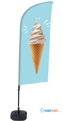 Syna Beach Flag Alu Wind Complete Set IJs - BFAW310-WT21-I131