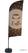 Syna Beach Flag Alu Wind Complete Set Koffie Duits ECO Printmateriaal - BFAW310-WT21-I133ECO 2