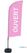 Syna Beach Flag Alu Wind Complete Set Open Roze Frans ECO Printmateriaal - BFAW310-WT21-I489ECO 2