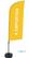 Syna Beach Flag Alu Wind Complete Set Take Away Geel Frans ECO Printmateriaal - BFAW310-WT21-I495ECO 2