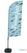 Syna Beach Flag Alu Wind Complete Set Verse Vis Frans - BFAW310-WT21-I497