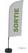 Syna Beach Flag Alu Wind Complete Set Uitgang Grijs Frans - BFAW310-WT21-I508