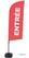 Syna Beach Flag Alu Wind Complete Set Ingang Rood Frans - BFAW310-WT21-I512ECO 2