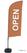 Syna Beach Flag Alu Wind Complete Set Open Bruin Engels - BFAW310-WT21-I59
