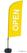 Syna Beach Flag Alu Wind Complete Set Open Geel Engels ECO Printmateriaal - BFAW310-WT21-I61ECO 2