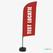 Syna Beach Flag Alu Wind Complete Set Test Locatie Rood Nederlands - BFAW310-WT21-I632