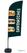 Syna Beach Flag Alu Wind Complete Set Belegde Broodjes Engels - BFAW310-WT21-I70