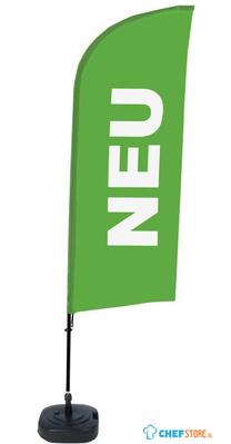 Syna Beach Flag Alu Wind Complete Set Nieuw Groen Duits - BFAW310-WT21-I84