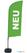 Syna Beach Flag Alu Wind Complete Set Nieuw Groen Duits - BFAW310-WT21-I84
