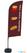 Syna Beach Flag Alu Wind Complete Set Snacks Engels ECO Printmateriaal - BFAW310-WT21-I95ECO 2