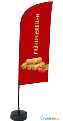 Syna Beach Flag Alu Wind Complete Set Loempia's Duits - BFAW310-WT21-I98