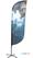 Syna Beach Flag Alu Wind 360 cm Totale Hoogte - BFAW360 3