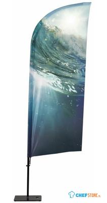 Syna Beach Flag Alu Wind 415 cm Luxe Gevoerde Tas - BFAW415-L