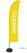 Syna Beach Flag Budget Wind Complete Set Open Geel Spaans - BFBL-WT21-17-I141