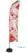 Syna Beach Flag Budget Wind Complete Set Smoothies Watermeloen Spaans - BFBL-WT21-17-I150