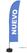 Syna Beach Flag Budget Wind Complete Set Nieuw Blauw Spaans ECO Printmateriaal - BFBL-WT21-17-I152ECO