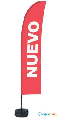 Syna Beach Flag Budget Wind Complete Set Nieuw Rood Spaans - BFBL-WT21-17-I156