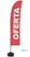 Syna Beach Flag Budget Wind Complete Set Sale Rood Spaans - BFBL-WT21-17-I160