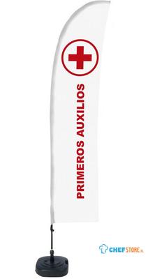 Syna Beach Flag Budget Wind Complete Set EHBO Spaans - BFBL-WT21-17-I162