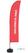 Syna Beach Flag Budget Wind Complete Set hier Aanmelden Rood Spaans ECO Printmateriaal - BFBL-WT21-17-I166ECO