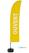 Syna Beach Flag Budget Wind Complete Set Geopend Geel Frans - BFBL-WT21-17-I492