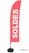 Syna Beach Flag Budget Wind Complete Set Sale Rood Frans - BFBL-WT21-17-I507
