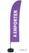 Syna Beach Flag Budget Wind Complete Set Take Away Paars Frans - BFBL-WT21-17-I596