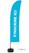 Syna Beach Flag Budget Wind Complete Set hier Aanmelden Blauw Frans - BFBL-WT21-17-I597