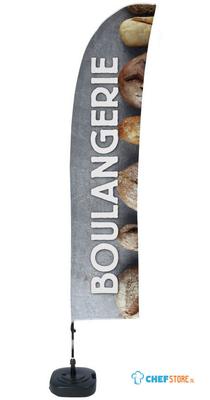 Syna Beach Flag Budget Wind Complete Set Bakkerij Frans - BFBL-WT21-17-I624