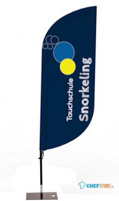 Syna Beach Flag Fiber Paddle Large Print - BFFP-LG