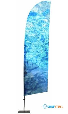 Syna Beach Flag Fiber Wind Small Print - BFFW-SG