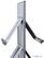 Syna Brochurerek Totem Zilver met Stalen Legplanken - BRT4S 4