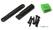 Syna Afzetpaal Flexi Wandmontage Zwart met 3 M Zwarte Trekband - BSBWBBLACK 3