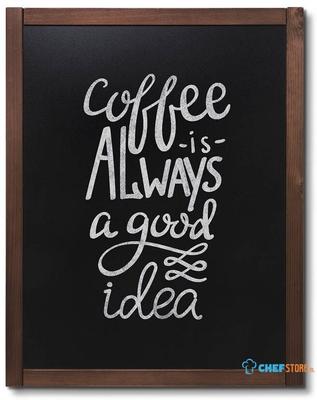 Syna Natura Krijtbord Wandmontage Classic Donkerbruin 70 X 90 cm - CHBEBR70X90