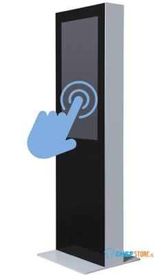 Syna Digitale Totem Dubbelzijdig met 43" Samsung Scherm en Touchfolie - DIDTOTEM43ESFT