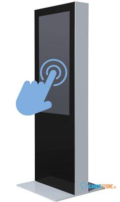 Syna Digitale Totem Dubbelzijdig met 50" Samsung Scherm en Touchfolie - DIDTOTEM50ESFT