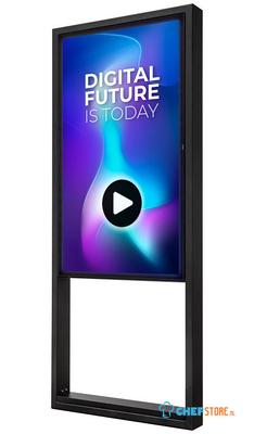 Syna Outdoor Digitale Totem Design met 55" Samsung Scherm - DIOTOTEMD55ESF